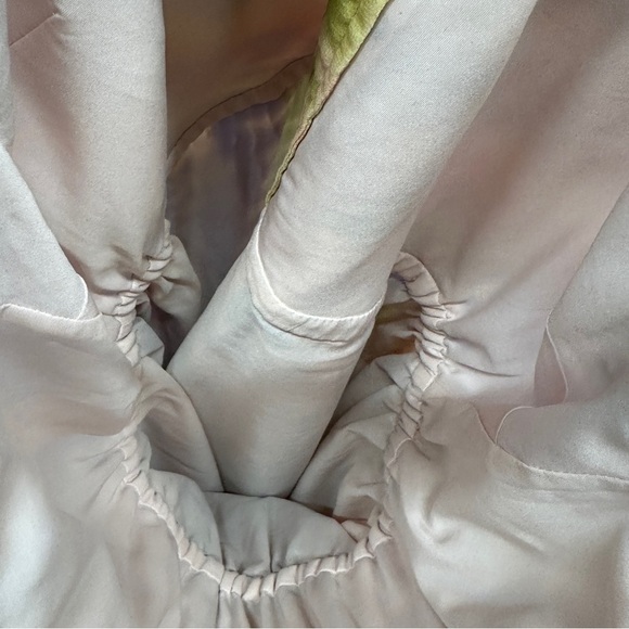 Broadway & Broome 100% Silk Spaghetti Strap Rainbow Lined Mini Dress Size XS - Picture 6 of 6